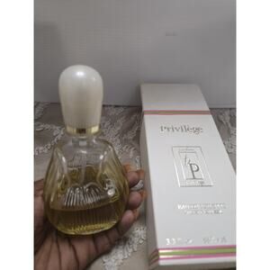 Vintage PRIVILEGE Parfum EAU DE TOILETTE 3.3 OZ. 50% Full And Body Lotion 50%